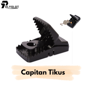 Perangkap Tikus Alat Jebakan Mouse Trap PVC Hitam Plastik Tebal Premium Plastik DOUBLE SPRING