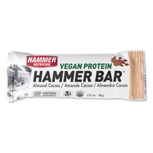 Hammer Nutrition Vegan Protein Bar | Chocolate Peanut & Almond Cacao | Plant Based Protein | Natural Ingredients | Gluten Free | Energy & Recovery Snack | Made in USA