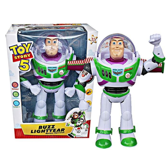Toy Story Mainan Robot Buzz Mainan Anak Robot Toys Story Buzz Lightyear  Free Baterai Mainan