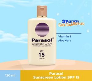 Promo Parasol Sunscreen Lotion SPF 15 120ml | Body lotion | Sunblock | Sunscreen | Sunscreen Lotion | Sunscreen Glowing | Sunblock Glowing | Kulit Glowing