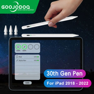 GOOJODOQ ปากกาสไตลัสสำหรับ iPad 2022/2021/2020/2019/2018 Air 5 ประหยัดราคา คุณเลือกที่ดี ราคาถูกต้อง