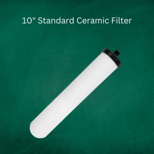 KK PREMIUM OUTLET – Penapis Air Seramik Standard 10" (Candle Type) Tapisan Halus 0.9 Mikron – Penapis Awal (Pre-Filter)