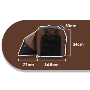 HiDream Pet Travel Tent Carrier Portable Foldable Cat Dog Carrier With Mesh Window For Car Seat