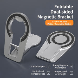 FONKEN Double Sided Magnetic Foldable Phone Holder Rotatable Desktop Stand For Magsafe Phone
