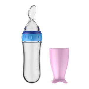 Botol Sereal Bayi / Cangkir hisap bayi /  Botol makan bayi 90 ML
