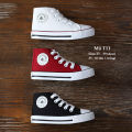 Giày trắng học sinh kiểu cổ cao cá tính T11.