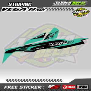 STRIPING VARIASI YAMAHA VEGA R NEW / STICKER LIST VARIASI MOTOR VEGA R NEW