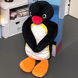 Kawaii Penguin Plush Cute Pencil Case Anime Kawaii Pen Bag Kids School Home Stationery Box Pingu Plush Bags Kids Gift Toy