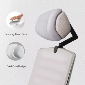Luxerest Ergonomic Chair Headrest Adjustable No-Drill Office Chair Napping Pillow for Support
