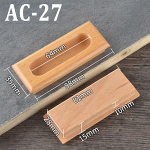 WOOD DRAWER HANDLE / HANDLE SERIES Cabinet Handle Round / Wood /Pvc