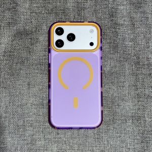 Fashion Aurora Candy Color Translucent Magnetic Phone Case For iPhone 17 16 15 14 Pro Max For Magsafe Wireless Charging Cover