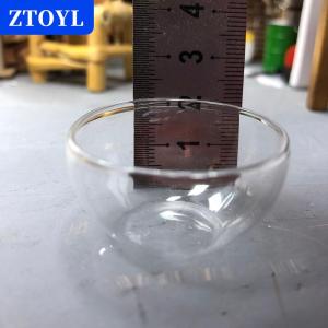 [COD]🔥🔥🔥ZTOYL 1 12 Dollhouse Miniature Accessories glass Soup Plate Simulation Dish Toy