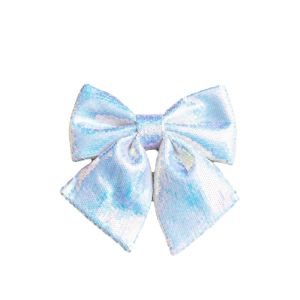 IDEAL Solid Color Sparkling Glitter Christmas Bow DIY Large Christmas Tree Bowknot Ornaments Creative Exquisite Merry Christmas Decorations Christmas Gift Present