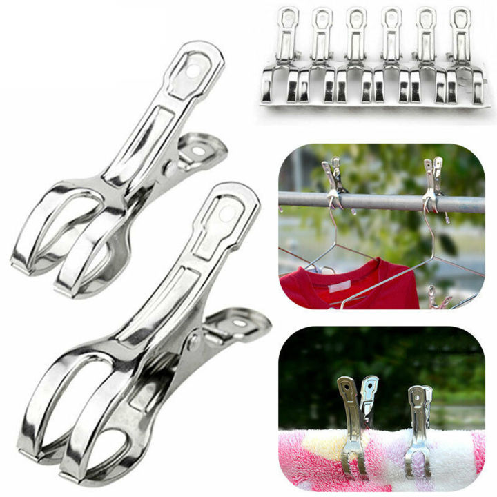 RTHRT Stainless Steel Large Drying Hanger Clothing Household For Coat ...