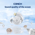 Trn Conch tai nghe hiệu suất cao DLC kim cương màng tai nghe nhét tai hiệu ứng dynamic hoán đổi cho nhau điều chỉnh vòi phun Bộ lọc tai nghe 3.5/2.5/4.4mm kết nối kim loại lỏng khoang thiết kế Audiophile chuyên nghiệp Hifi điều chỉnh âm nhạc IEM Tai nghe. 