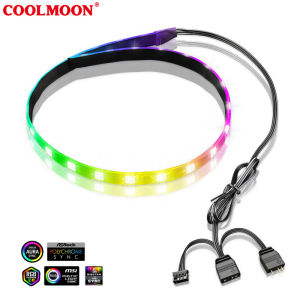 ไฟเส้น RGB แต่งคอม Coolmoon Led Strip RGB ยาว 40 cm.