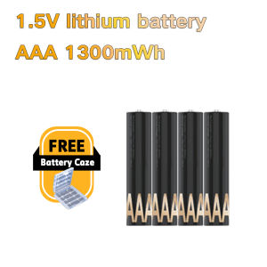 1.5V AA Rechargeable Battery 3700mWh And AAA 1300mWh Lithium Battery With Charging Compartment Set