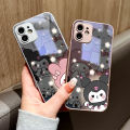Hontinga Tempered Glass Casing Cases For Samsung Galaxy S10 S20 Plus S20 Ultra FE 5G Note 10 Plus Note 20 Ultra Note 8 9 Case Cartoon Cinnamoroll My Melody Kuromi Phone Case  Back Cover Casing Hard Case. 