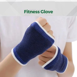 DiyHomeIpoh 1X2 PCS pair of elastic Nylon Palm & Wrist Support Fitness Sports Hall Muscles Wrist Protection - Wrist Gear Protector Gloves