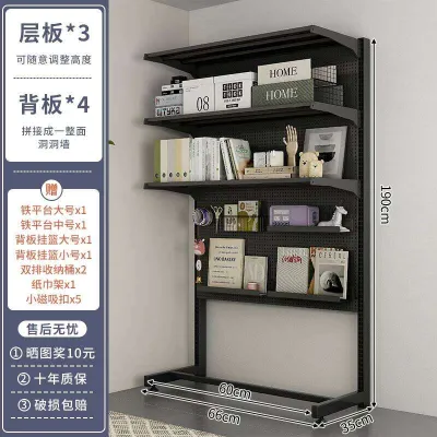 Shelf Hole Board Storage Rack Floor To Wall Integrated Vertical Multi-layer Storage Rack Floor To Ceiling 800 Warehouse Storage Rack