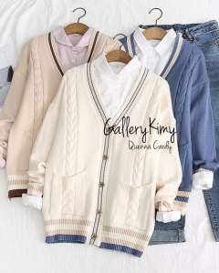Quenna Cardy: Outer Cardigan untuk Luaran