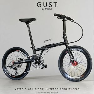 👹 Folding Bike Fnhon Gust 22” Matte Black Chromoly Foldable Bicycle Litepro Wheel • 𝗠𝗥𝗧/𝗕𝘂𝘀-𝗙𝗿𝗶𝗲𝗻𝗱𝗹𝘆 Shimano 9s 𝗙𝗿𝗲𝗲𝗯𝗶𝗲𝘀 Litepro 𝗟𝗶𝗴𝗵𝘁𝘄𝗲𝗶𝗴𝗵𝘁 Java Neo Aceoffix Dahon Adult Foldie Birthday Gift