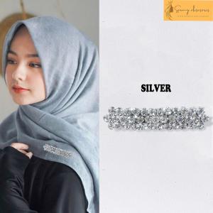 Bros Hijab Malaysia / pashmina / Krudung / Bros Peniti / model panjang mata tumpuk (C 2912)