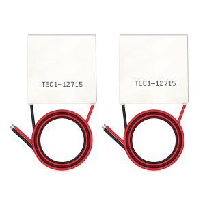 2Pcs TEC1-12715 Cooling Plate Heatsink Thermoelectric Cooling Module 12V-15.4V 15A Semiconductor Refrigeration Tablets