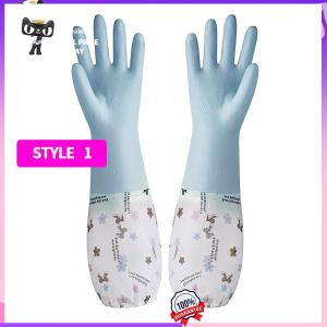 Heavy Duty Kitchen Gloves Rubber Dishwashing Gloves Extra Thick Waterproof Non Slip Household Cleaning Gloves for Laundry Housework Dish Wash Scrub Strong Grip Work Gloves