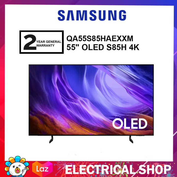 Samsung 55" OLED S85H QA55S85HAEXXM 4K Vision AI Smart TV (2026) Television