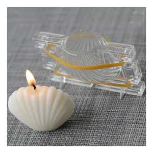Mini 3D Scallop Shell Acrylic Plastic Mold Mould For Resin Soap Candle Craft