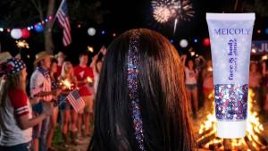 250th Red White and Blue Patriotic Face GlitterFourth of July Star Hair Glitter4th of July Outfits for WomenUSA Flag Body Glitter for Independence Day Veterans Day