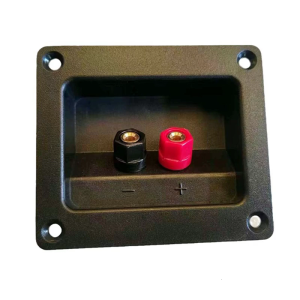 Speaker Junction Box Plastic Electronics Project Container Case Two-position Binding Post Speaker Panel Banana Socket