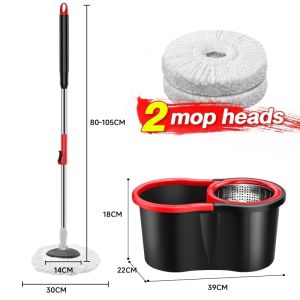 ASL Magic Tornado 360° Spin Mop With Spinner Map Floor Cleaning Heavy Duty Floor Mop With Squeezer