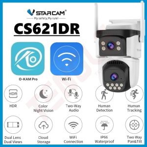 VSTARCAM CG621DR 4G SIM / CS621DR WiFi SUPER HD 1296P 3MP x 2 เลนส์กล้อง กล้องวงจรปิดใส่ซิม