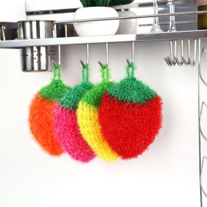 J2UQR3 Dishwashing Scrubbing Household Dish Cleaner Cleaning Pad Scrubber Dish Scrubber Dishcloths Scrub Sponge Scouring Pads