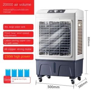 BBLAMP Mobile Air Cooler Portable Aircon Tower Conditioning Electricity Fan With 60L Water Tank Cooling Fan Heavy Duty Industrial Fan Humidifier
