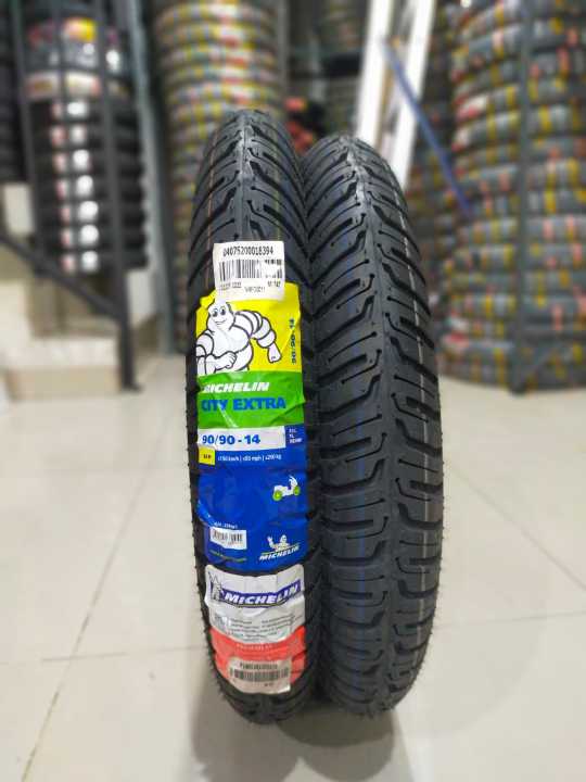 Michelin City Extra 90/90-14 TL Ban Motor Free Pentil Tubeles Lazada  Indonesia - Main Image