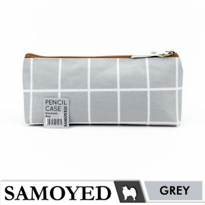 SAMOYED PCCS-D12 Tempat / Kotak Pensil / Alat Tulis / Kosmetik / Dompet Kain Kanvas / Stationery / Pencil / Pen / Cosmetic / Travel Case / Box / Pouch Canvas