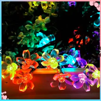 Cherry Flower Blossom Tree Light Desk Top Bonsai Light Crystal Flower Table Lamp for Home Party Wedding Christmas Decor Night light for Bedroom