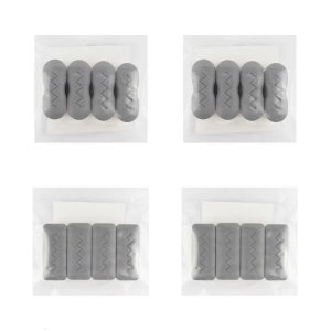 4Pieces Toilet Lid Bumpers Antislip Easy Installation Toilet Seat Bumpers Selfadhesive Seat Boosters for Home Bathroom