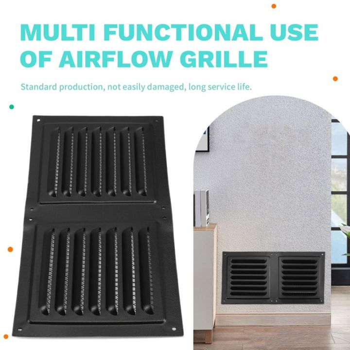 Built-in Insect Screen Airflow Grille Vent Cover Compact Design for ...