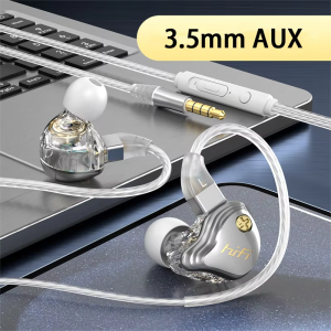 (Mới) Newmsnr pluggable Tai nghe có dây 360 ° ACS TYPE-C tai nghe với HD microphone giảm tiếng ồn trong tai nghe đeo tai không có sự chậm trễ Tai nghe chơi game 2025 nâng cấp mới tai nghe
