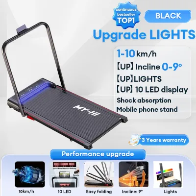 Homeuse Treadmill Walking Pad Small Intelligent Silent Folding Indoor 3.0HP Electric With Armrest