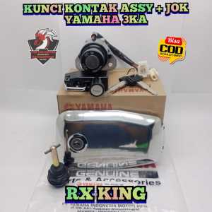 KUNCI KONTAK SATU SET + TUTUP TANGKI KUALITAS ASLI ORIGINAL YAMAHA YGP 3KA RX KING SATU SET KOMPLIT KONCI STOP KONTAK DIJAMIN PRESISI DAN AWET