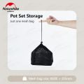 Naturehike Portable Outdoor Tableware Set 4 in 1 Aluminum Alloy Pot Storage Ultralight Glamping Tableware Cookware Set Travel Camping Hiking Picnic Cooking Pot Kettle Sets Heavy Duty Original Nature Hike. 