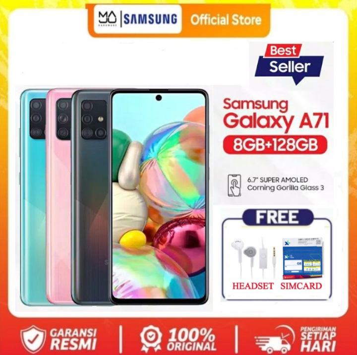 PROMO !!! SAMSUNG GALAXY A71 RAM 8/128 GB Smartphone Galaxy A71