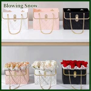 Blowing Portable Flower Box Rose Packaging Box Wrapping Paper Bag Gift Box Party Gifts