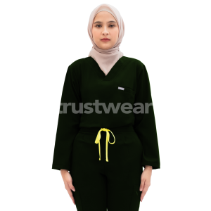 TRUSTWEAR - Javier Doctor’s Scrubs / Set Baju Celana Jaga OKA OK Perawat / Dokter Lengan Panjang Vol.4