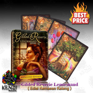 Kartu Oracle Gilded Reverie Lenormand Kemasan Kaleng